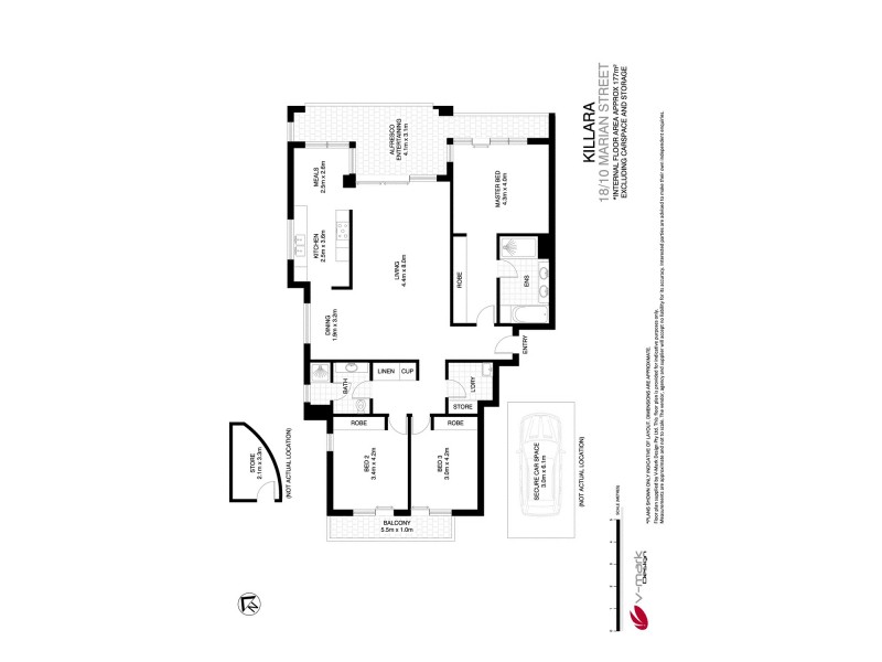 18/10 Marian Street, Killara NSW 2071 Floorplan
