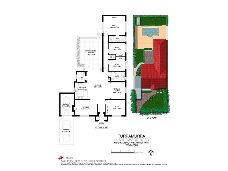 16 Spurwood Rd, Turramurra NSW 2074 Floorplan