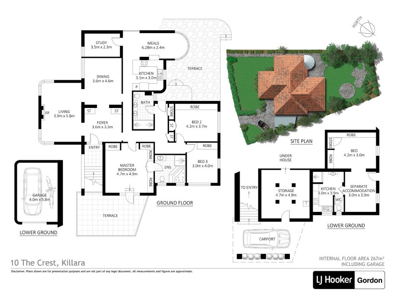 10 The Crest, Killara NSW 2071 Floorplan