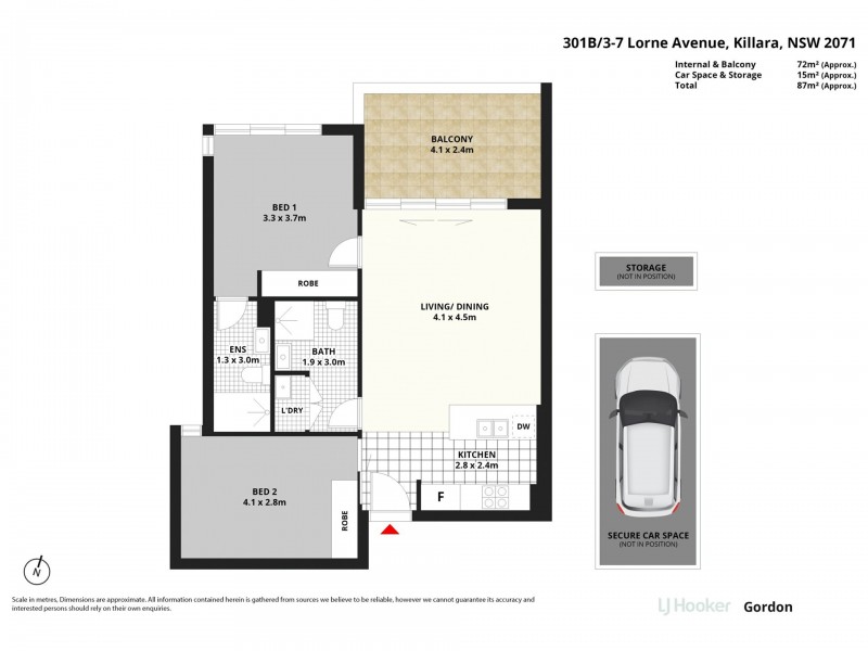 B301/3-7 Lorne Ave, Killara NSW 2071