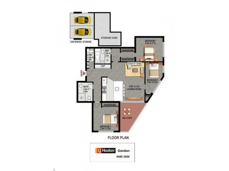 32/1155-11 Pacific Highway, Pymble NSW 2073 Floorplan