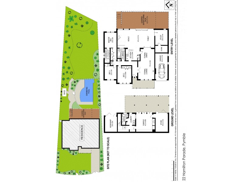 22 Hamilton Parade, Pymble NSW 2073 Floorplan