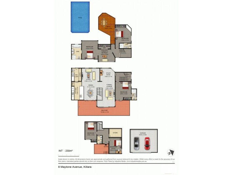 8 Maytone Ave, Killara NSW 2071 Floorplan