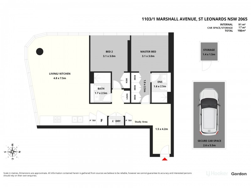 1103/1 Marshall Avenue, St Leonards NSW 2065