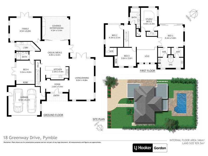 18 Greenway Drive, Pymble NSW 2073 Floorplan