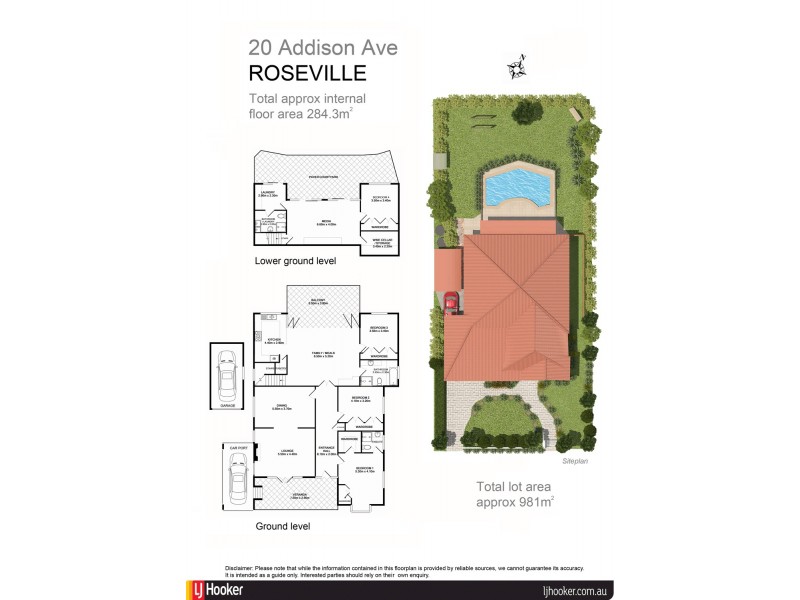 20 Addison Avenue, Roseville NSW 2069 Floorplan