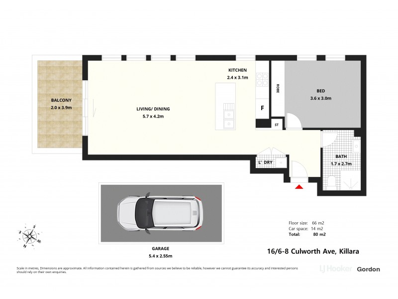 16/6-8 Culworth Ave, Killara NSW 2071 Floorplan