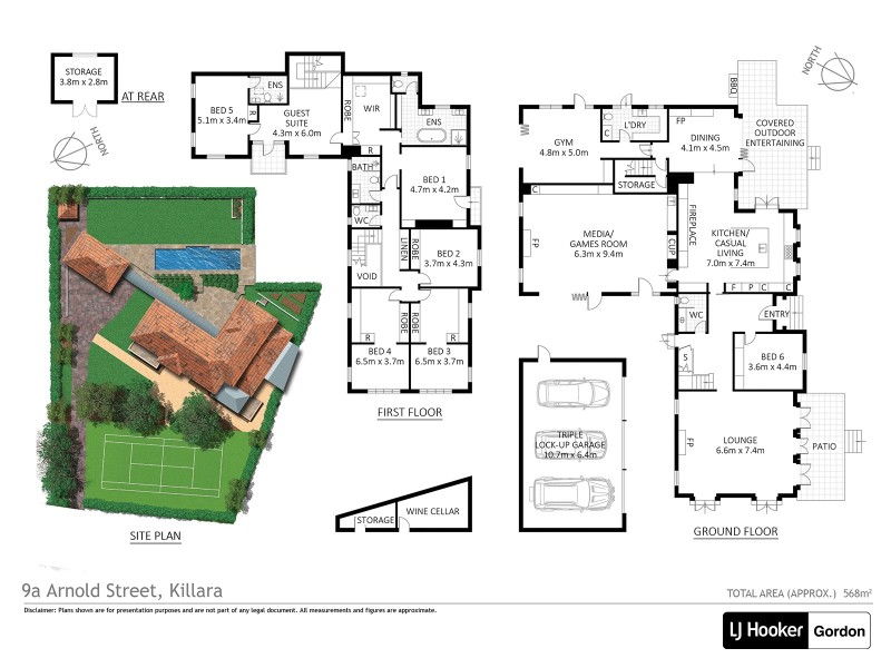 9A Arnold St, Killara NSW 2071 Floorplan