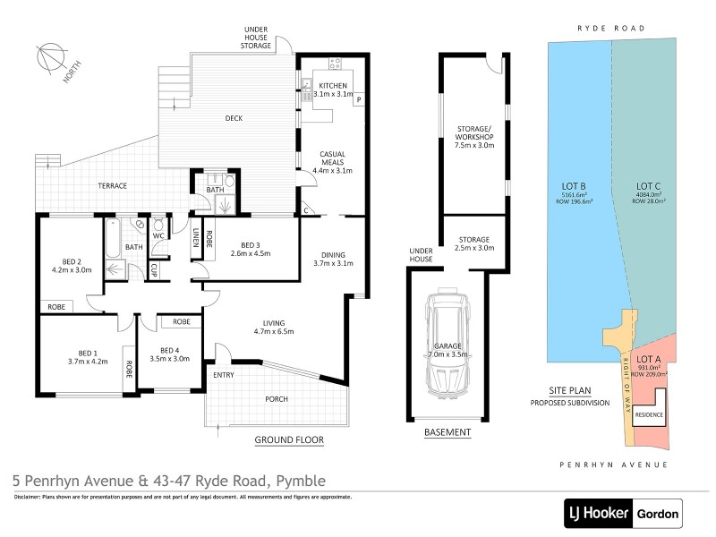 5 Penrhyn Ave, Pymble NSW 2073 Floorplan