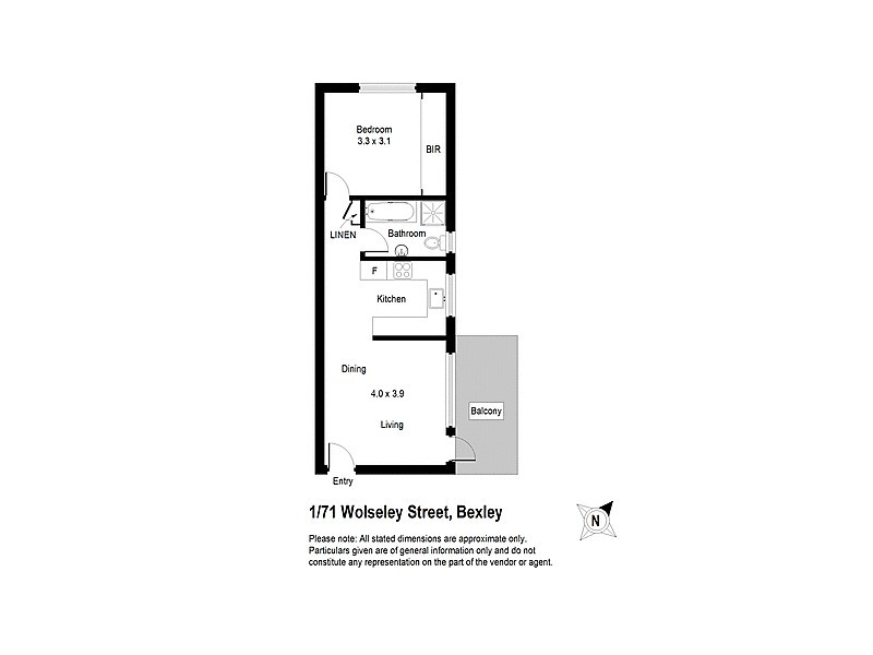 1/71 Wolseley Street, Bexley NSW 2207 Floorplan