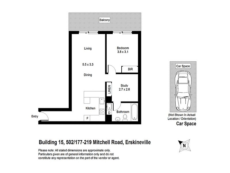 15502/177- Mitchell Road, Erskineville NSW 2043 Floorplan
