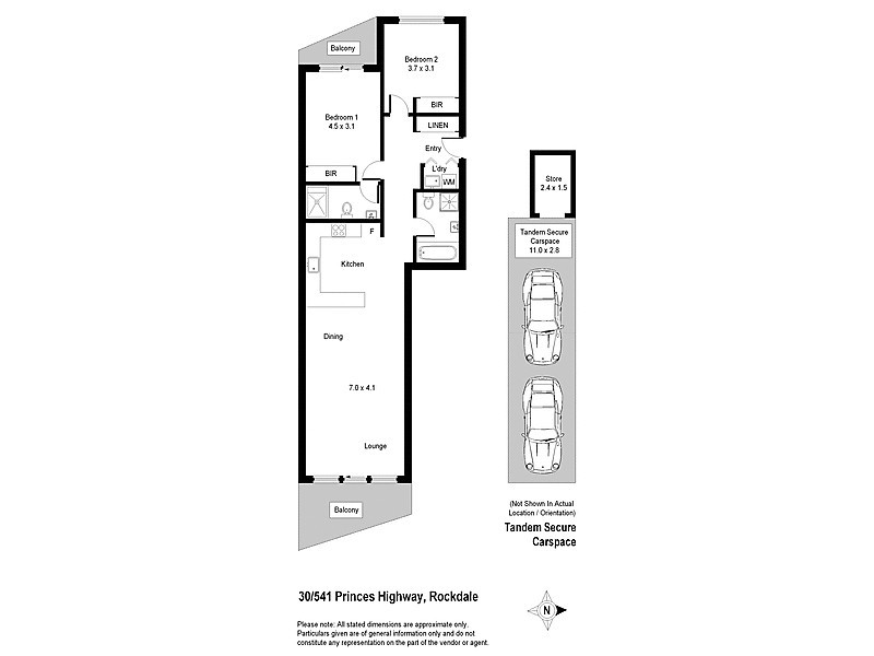 30/541 Princes Highway, Rockdale NSW 2216 Floorplan
