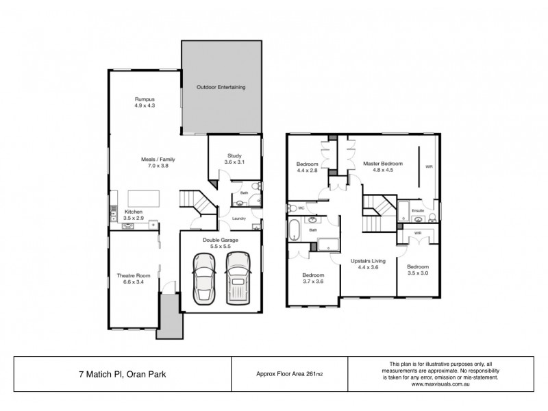 7 Matich Place, Oran Park NSW 2570 Floorplan