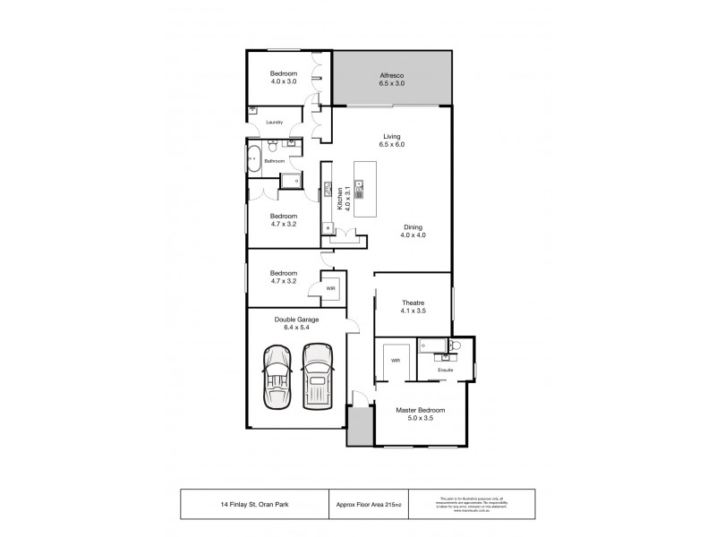 14 Finlay Street, Oran Park NSW 2570 Floorplan