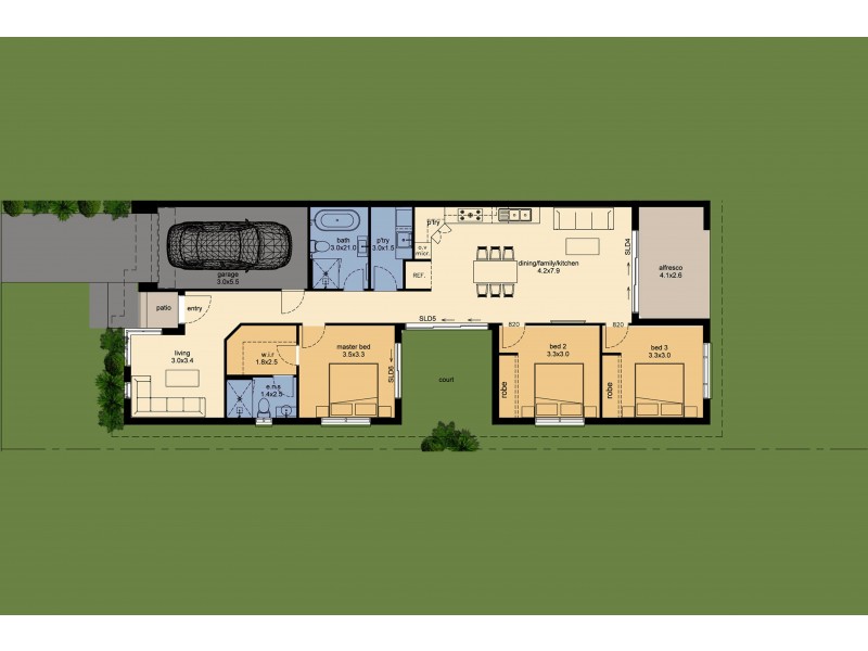 16b Hansford Street, Oran Park NSW 2570 Floorplan