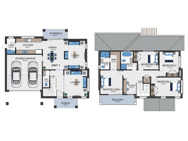 Unit 1, 11 Stevens Drive, Oran Park NSW 2570 Floorplan