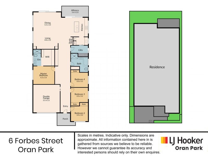 6 Forbes Street, Oran Park NSW 2570 Floorplan