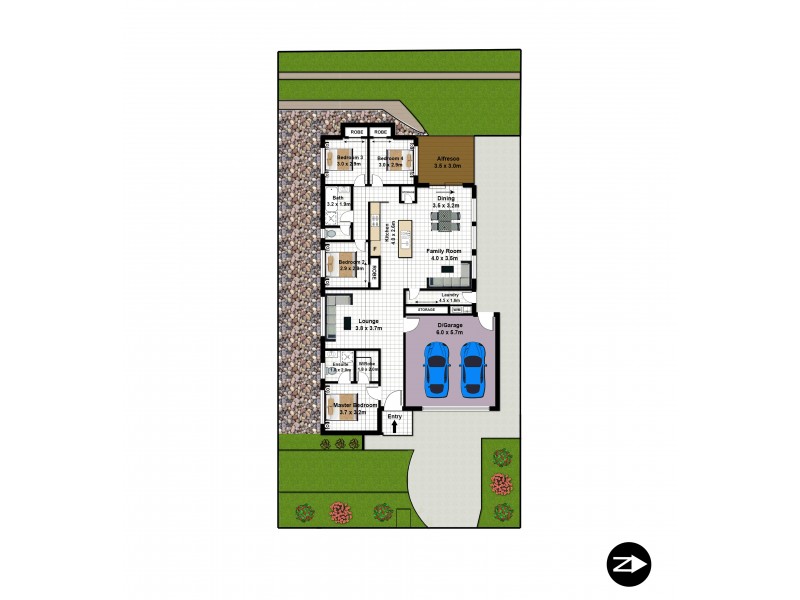 12a Leffler Street, Oran Park NSW 2570 Floorplan