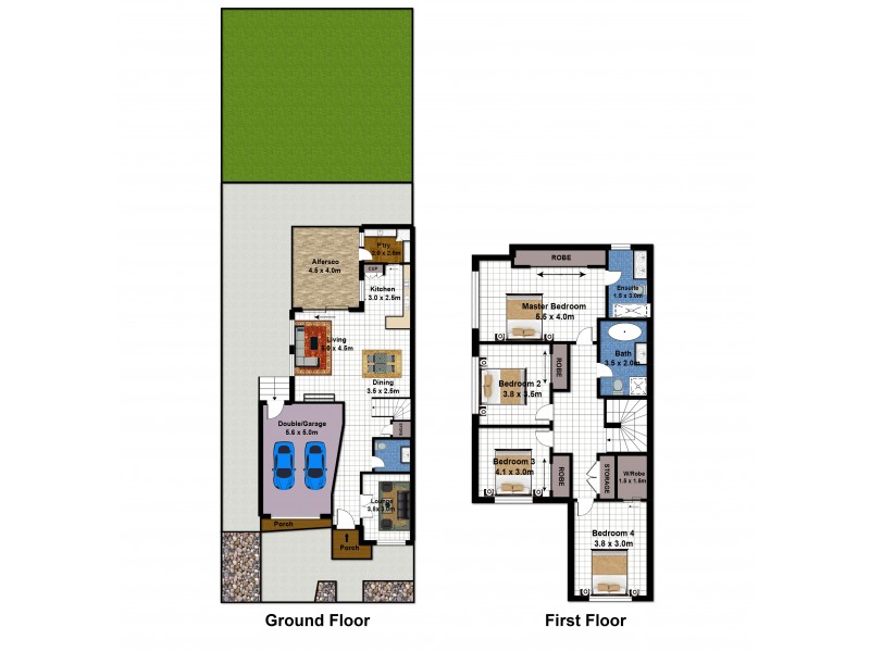 4b Kelly Street, Oran Park NSW 2570 Floorplan