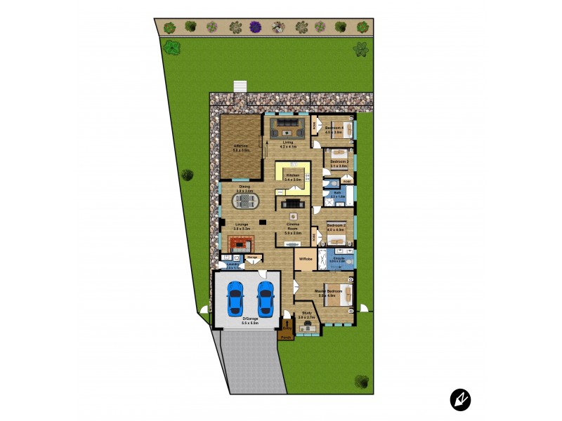 24 Thorpe Circuit, Oran Park NSW 2570 Floorplan