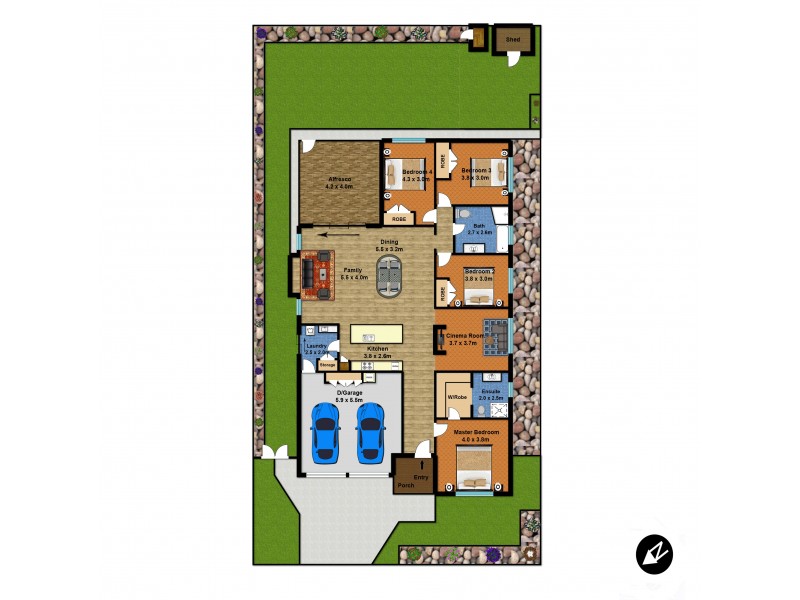 5 Gall Place, Oran Park NSW 2570 Floorplan