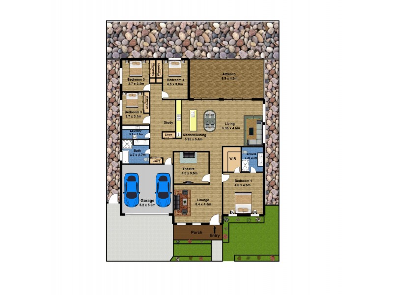 12 Austen Circuit, Oran Park NSW 2570 Floorplan