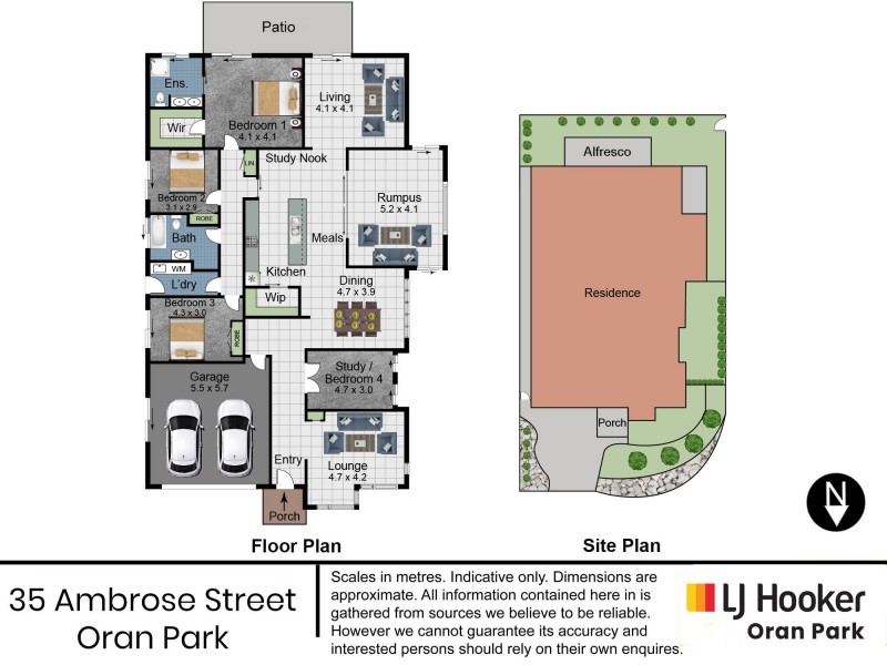 35 Ambrose Street, Oran Park NSW 2570 Floorplan