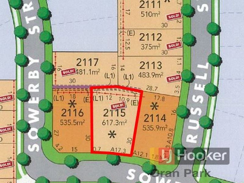 Lot 2115 Sowerby St, Oran Park NSW 2570