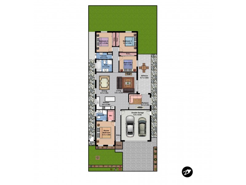 333 South Circuit, Oran Park NSW 2570 Floorplan