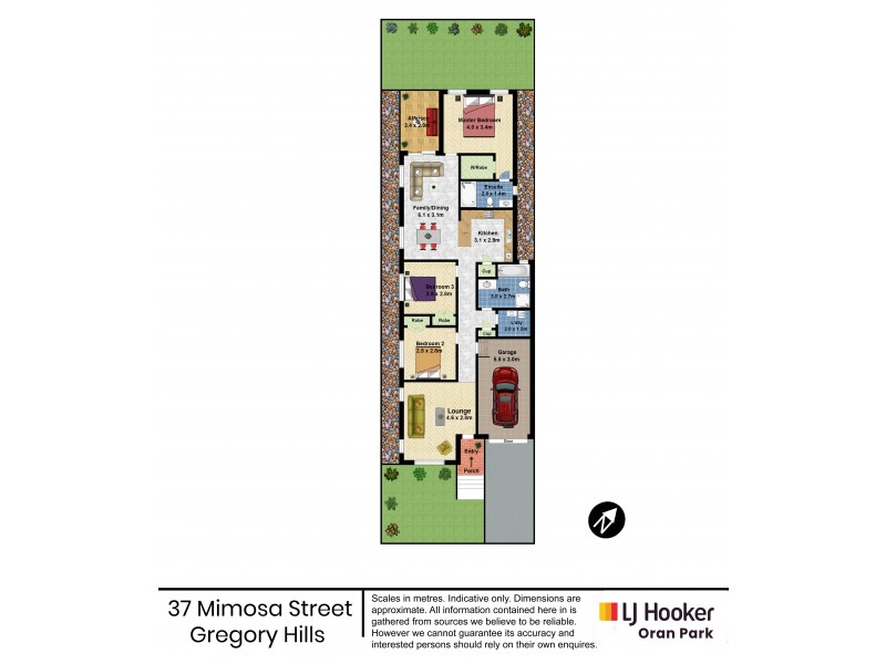 37 Mimosa Street, Gregory Hills NSW 2557 Floorplan