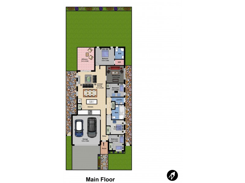 55 Courtney Loop, Oran Park NSW 2570 Floorplan