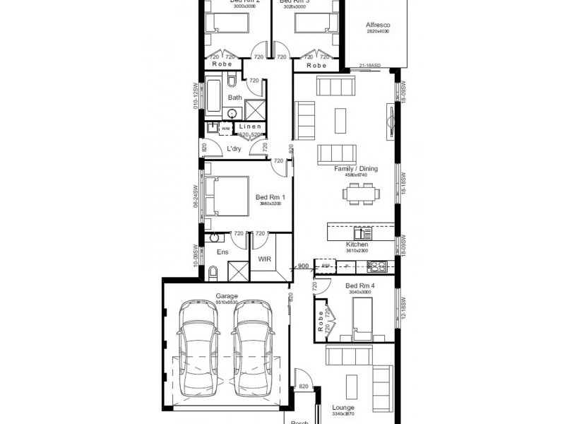 Lot 2087 South Circuit, Oran Park NSW 2570 Floorplan