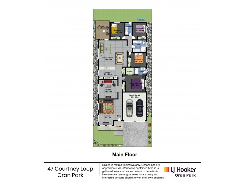47 Courtney Loop, Oran Park NSW 2570 Floorplan