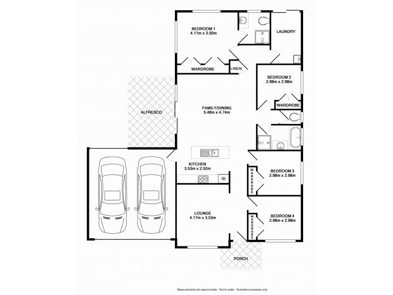 51 Ambrose Street, Oran Park NSW 2570 Floorplan
