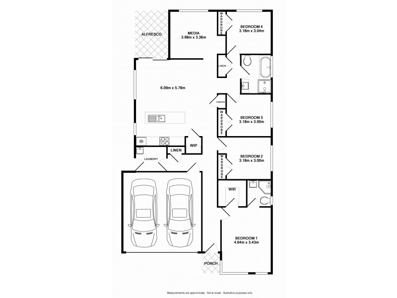 3 Ward Street, Oran Park NSW 2570 Floorplan