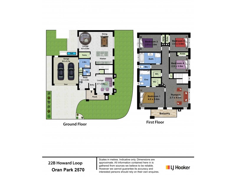 22B Howard Loop, Oran Park NSW 2570 Floorplan
