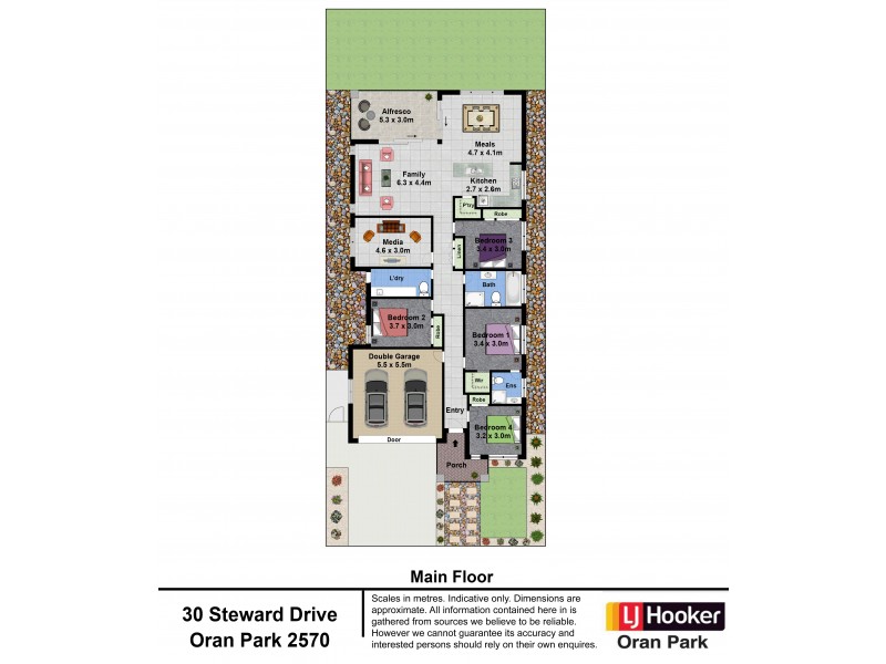 30 Steward Drive, Oran Park NSW 2570 Floorplan