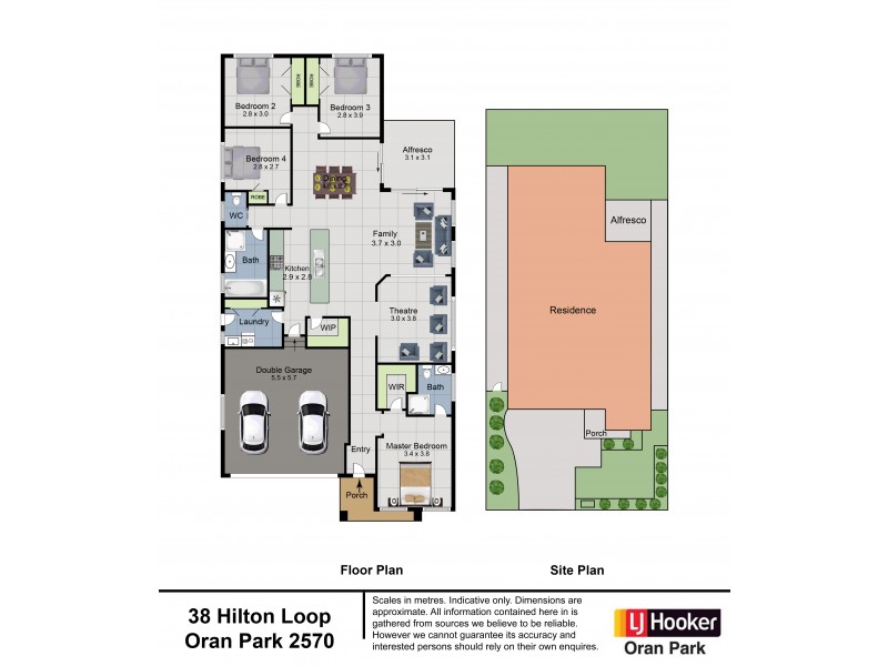 38 Hinton Loop, Oran Park NSW 2570 Floorplan