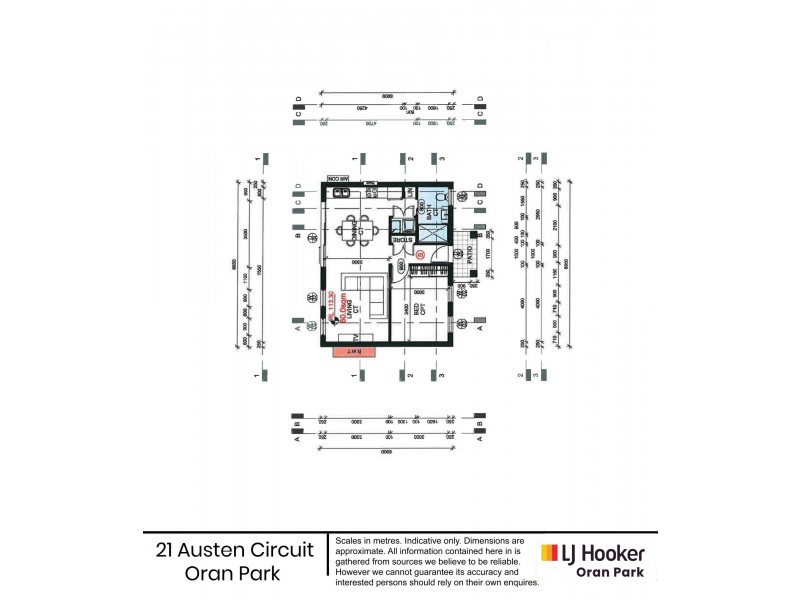 21 Austen Circuit, Oran Park NSW 2570 Floorplan