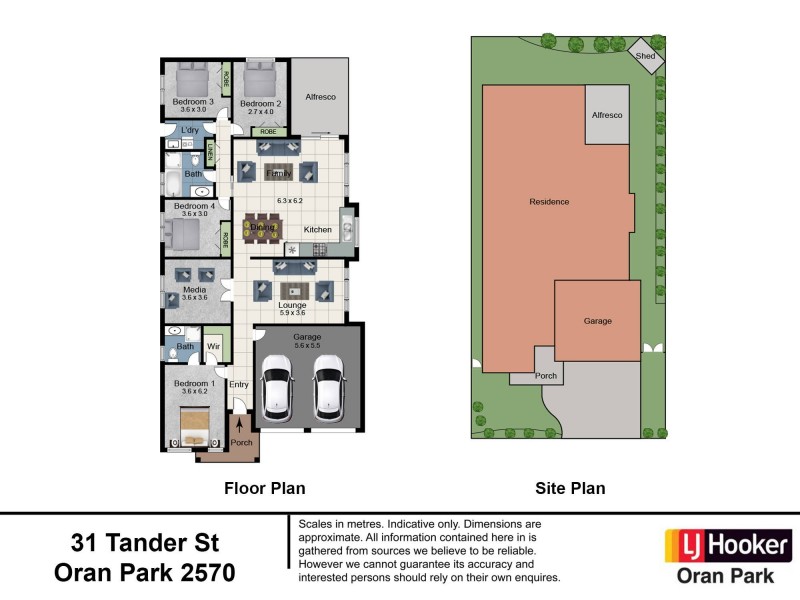 31 Tander Street, Oran Park NSW 2570 Floorplan