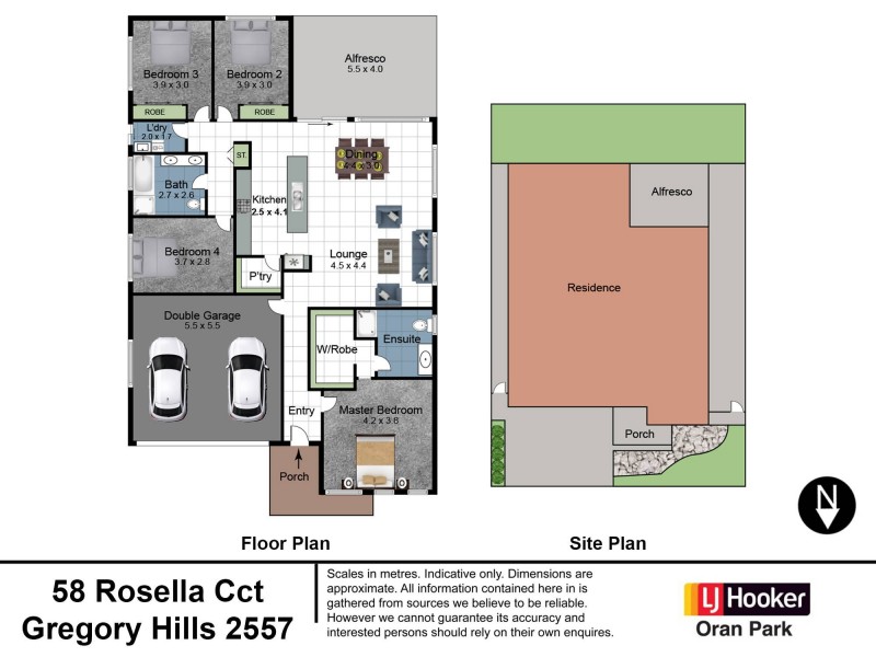 58 Rosella Circuit, Gregory Hills NSW 2557 Floorplan