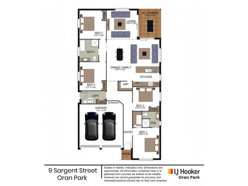 9 Sargent Street, Oran Park NSW 2570 Floorplan