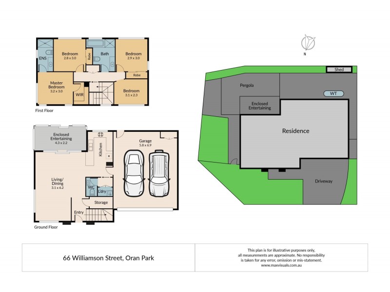 66 Williamson Street, Oran Park NSW 2570 Floorplan