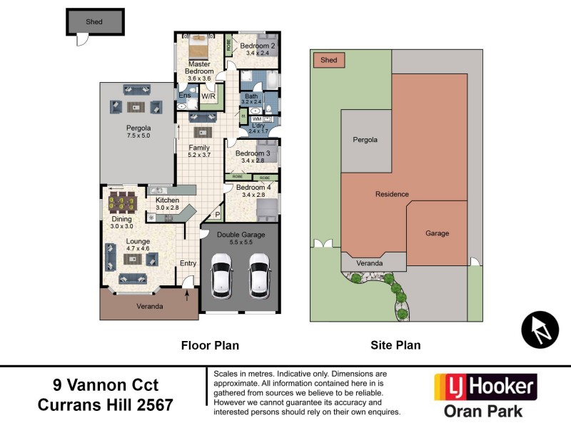 9 Vannon Circuit, Currans Hill NSW 2567 Floorplan