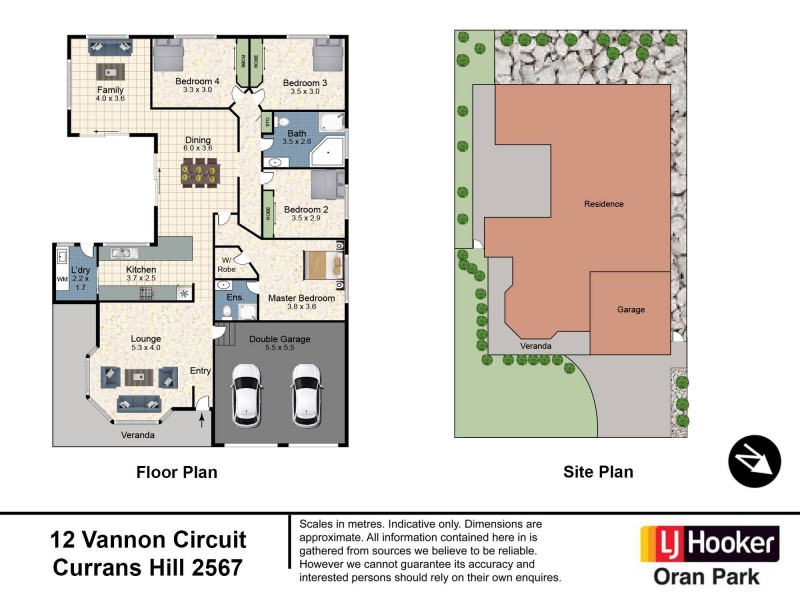 12 Vannon Circuit, Currans Hill NSW 2567 Floorplan