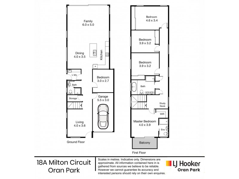 18A Milton Circuit, Oran Park NSW 2570 Floorplan