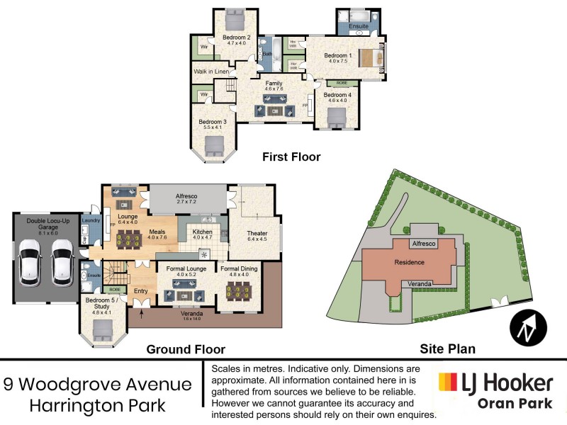 9 Woodgrove Avenue, Harrington Park NSW 2567 Floorplan