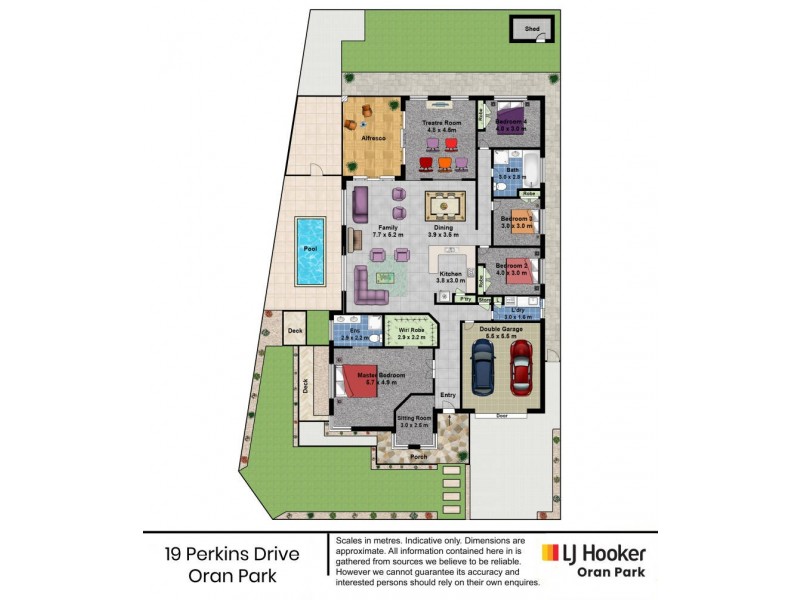 29 Perkins Drive, Oran Park NSW 2570 Floorplan