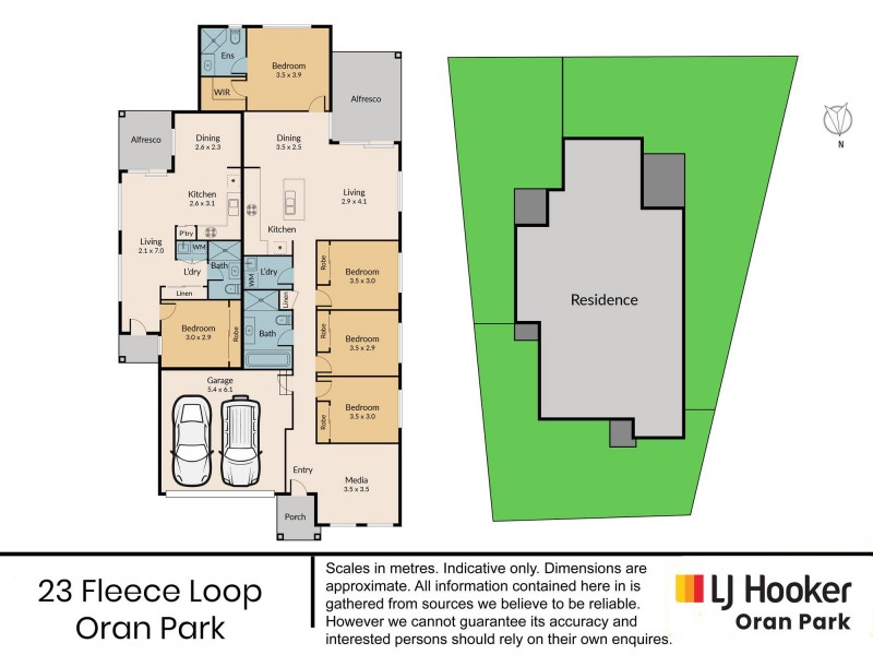 23 Fleece Loop, Oran Park NSW 2570 Floorplan