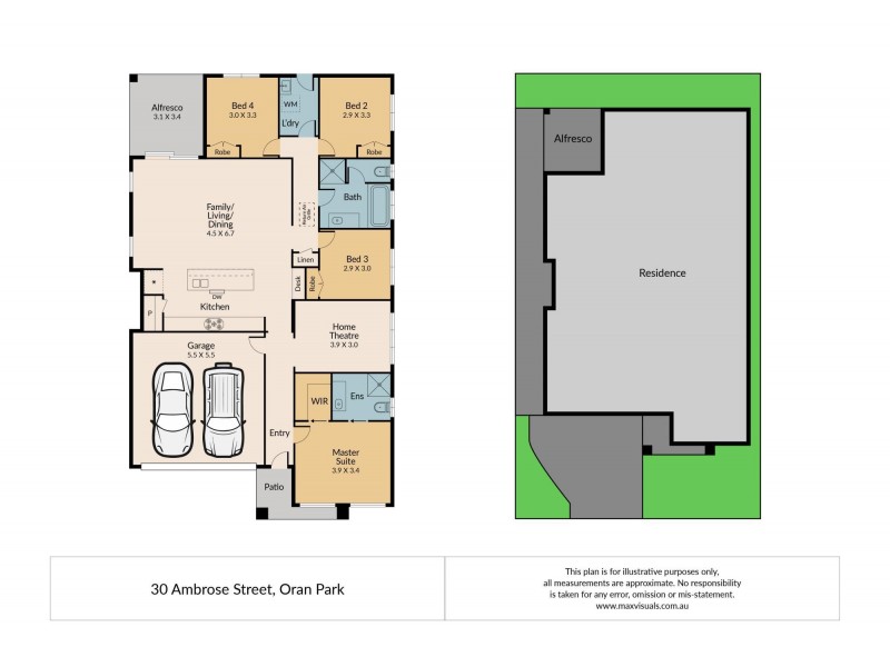 30 Ambrose Street, Oran Park NSW 2570 Floorplan